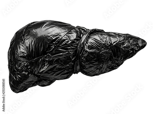 Black Garbage Bag Liver