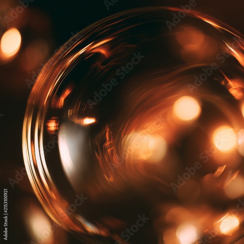 Translucent Glowing Orb With Soft Holographic Light