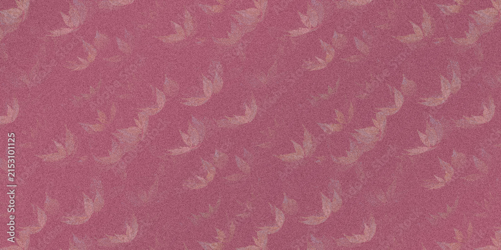 Fototapeta premium Abstract pink feather pattern texture isolated on white background