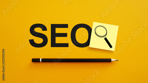 Quadro su tela SEO Strategy and Search Engine Optimization for Digital Marketing, Organic Traff