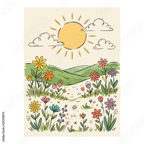 sun and sky Landscape