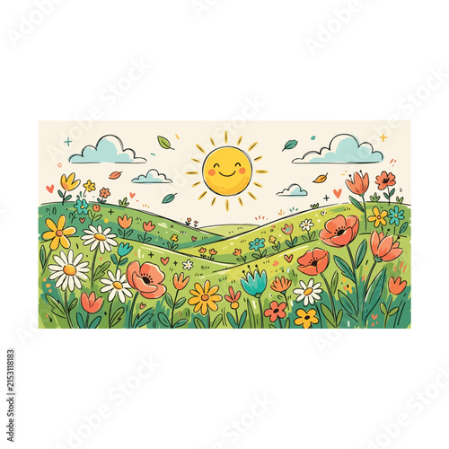 sun and sky Landscape
