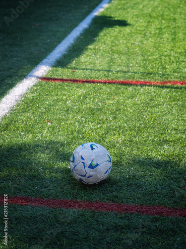 soccer ball on green grass