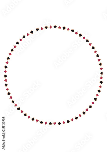 red heart frame