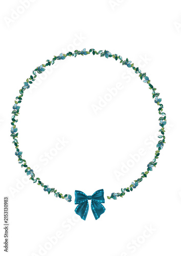 green and blue  invitation wedding decoration
