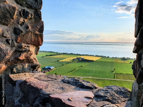 Konstfotografi Lake view from ancient castle
