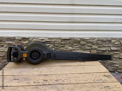 Quadro su tela A Powerful Electric Leaf Blower Designed for Efficient Yard Cleanup and Maintena