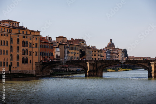 Canvastavla bridge in florence italy