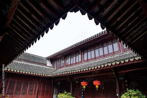 Foto Ancient Architecture Landscape of the Southern Confucius Mansion in Quzhou, Zhej