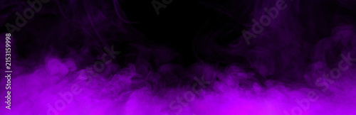 Vibrant purple smoke cloud flowing across a dark black background, creating a dramatic abstract atmosphere for cinematic effects, overlays, fantasy artwork, posters, digital designs.
