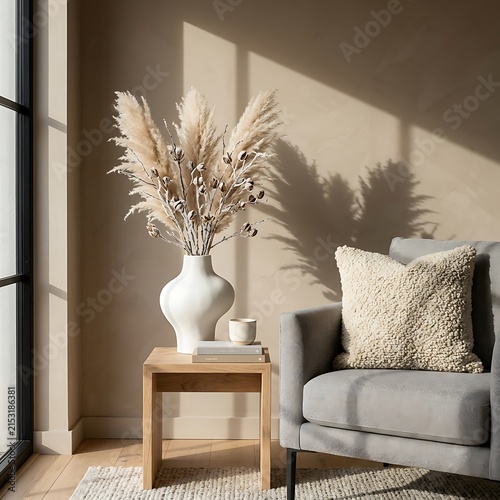 Minimalist Living Room Decor With Neutral Tones And Natural Light