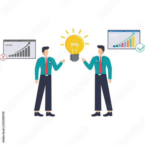 Canvastavla Change to new innovation, business, or solution to disrupt or replace an outdated model with bright technology concepts