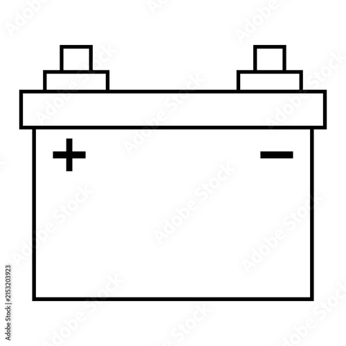 Rechargeable Battery and Energy Storage Icon 
