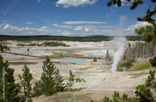 Fotografía Porcelain Basin à Norris Geyser Basin - Yellowstone