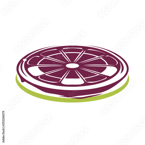 Manhole cover isolated vector illustration