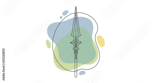 minimalist tower illustration