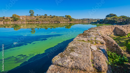 Fotografie Landscape of Los Barrucos Natural Park (Cáceres, Spain)
