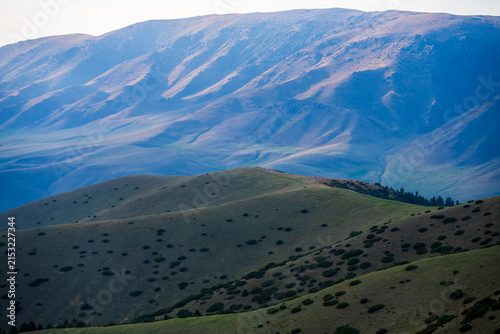 Photography Rolling hills and mountains in Almaty Region