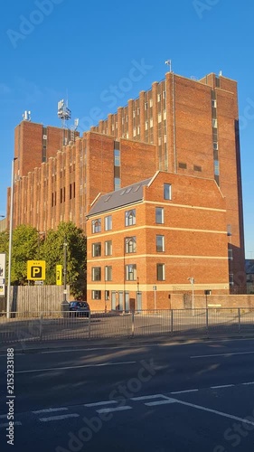 August 7th, 2026. Streets View of Luton City of England United Kingdom During Mostly Sunny Day. Wide Angle Handheld Camera Footage Was Captured During Day Walk
