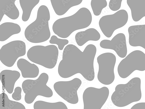 Cow skin animal print pattern. Cow print background. Hand drawn cow pattern. Animal print background. Abstract animal skin texture