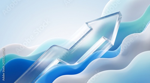 business growth financial success upward trend market growth investment return profit increase economic progress strategic planning corporate development success concept