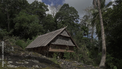 Photography Traditional house of Karampuang Tribe in Sinjai, South Sulawesi