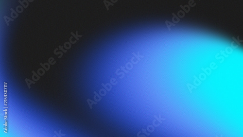 Glowing Blue Light Blur Shape on Dark Grain Texture Background with Noisy Effect, Abstract Poster Header Cover Wallpaper Banner Backdrop Design