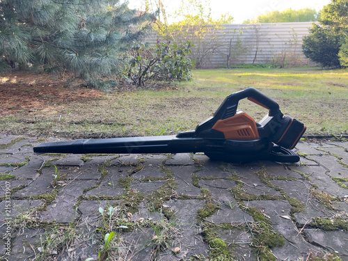 Quadro su tela A Robust and Efficient Leaf Blower Designed for Effortless Yard Maintenance, Per