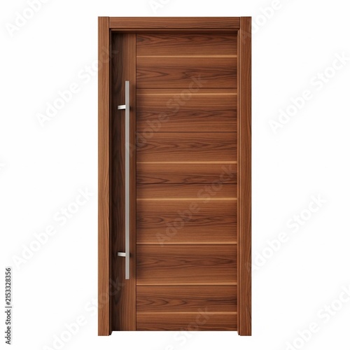 Modern Wood Grain Entrance