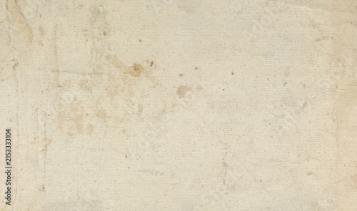 Aged paper texture background with subtle stains and weathered surface. Retro page sheet parchment for stationery, design, historical document, archival project