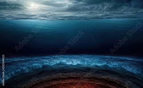Conceptual Illustrations of TOI-1452 b, a Possible Ocean Exoplanet