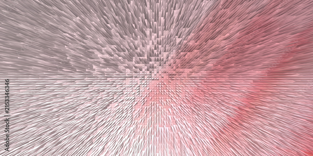 Fototapeta premium Abstract pink and white geometric spike background