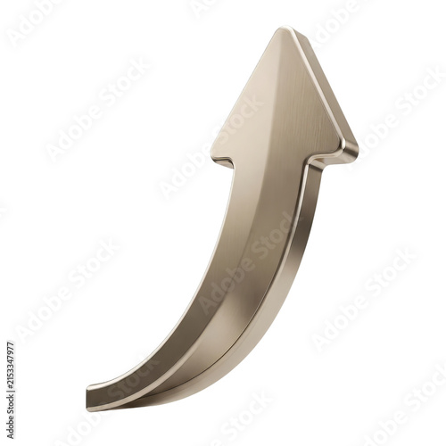 Premium 3D Dynamic Arrow Luxury Corporate Directional Design