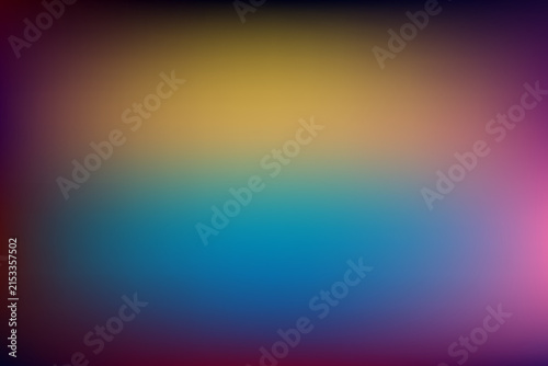 Abstract background featuring a smooth, vibrant mesh gradient with flowing transitions of golden yellow, teal blue, magenta, and dark purple tones.
