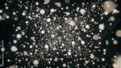 Sparkling Glitter Particles Background 4K Video