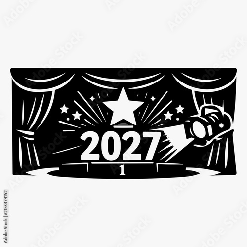 2027 Spotlight Stage Celebration Icon