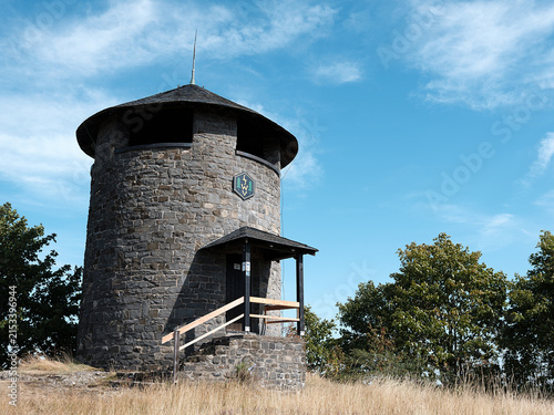 Die Frankenwarte auf dem Hirschhügel bei Geroldsgrün im Frankenwald, Oberfranken.