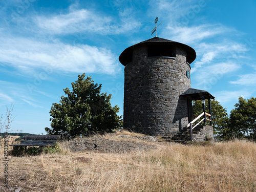 Die Frankenwarte auf dem Hirschhügel bei Geroldsgrün im Frankenwald, Oberfranken.