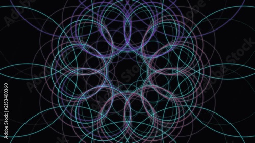 Abstract Geometric Pattern Animation