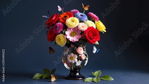 vase with flowers