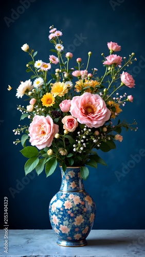 vase with flowers
