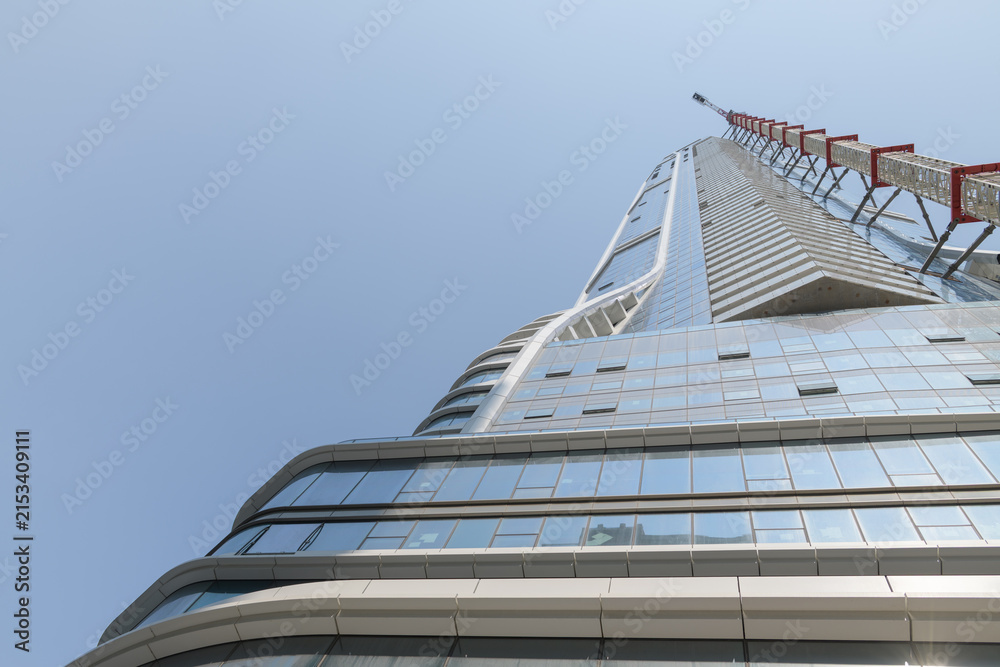 Fototapeta premium SkyTower at Pinnacle One Yonge, 1 Yonge Street, Toronto; Hariri Pontarini Architects; 2026; contemporary; commissioned by Pinnacle International
