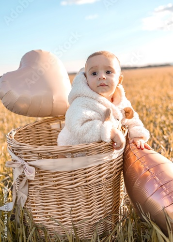 baby in basket