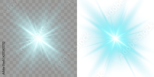 Lens flare effect Classic vivid pure, for greeting cards.