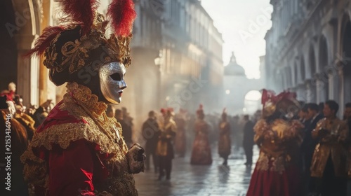 Carnival costume, Venetian masquerade, festive attire