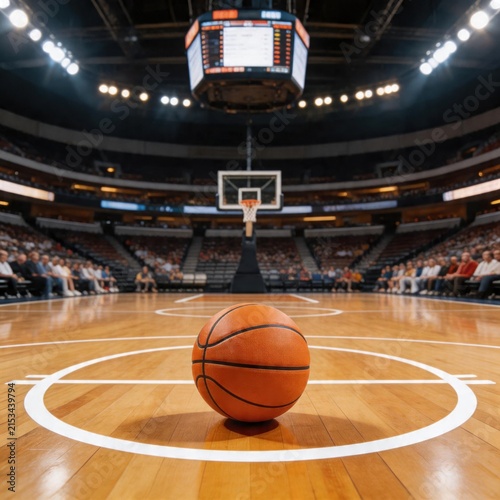 basketball arena spotlight action game
