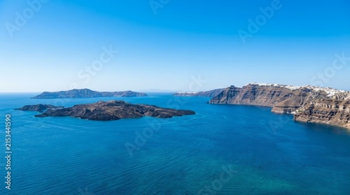 Santorini Caldera View, Volcanic Islands, Aegean Sea, Greece