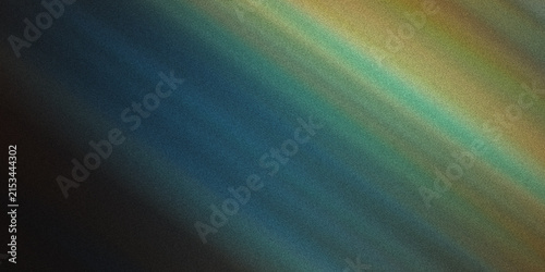 Diagonal abstract background with green yellow and blue gradient grainy texture effect.