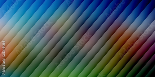 Diagonal abstract stripes pattern in colorful gradient blend with subtle light effects.
