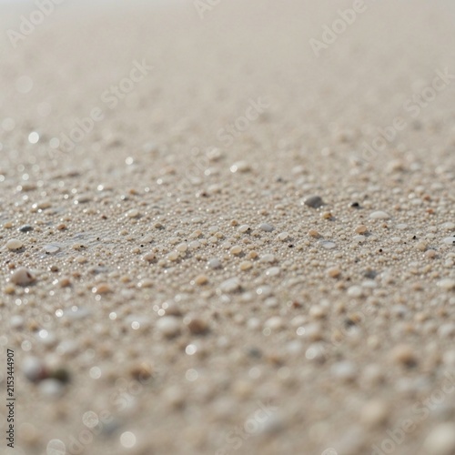 Smooth Wet Beach Sand Surface Texture Background